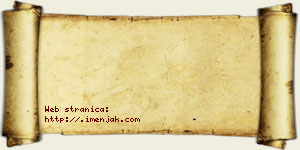 Maja Jazački vizit kartica